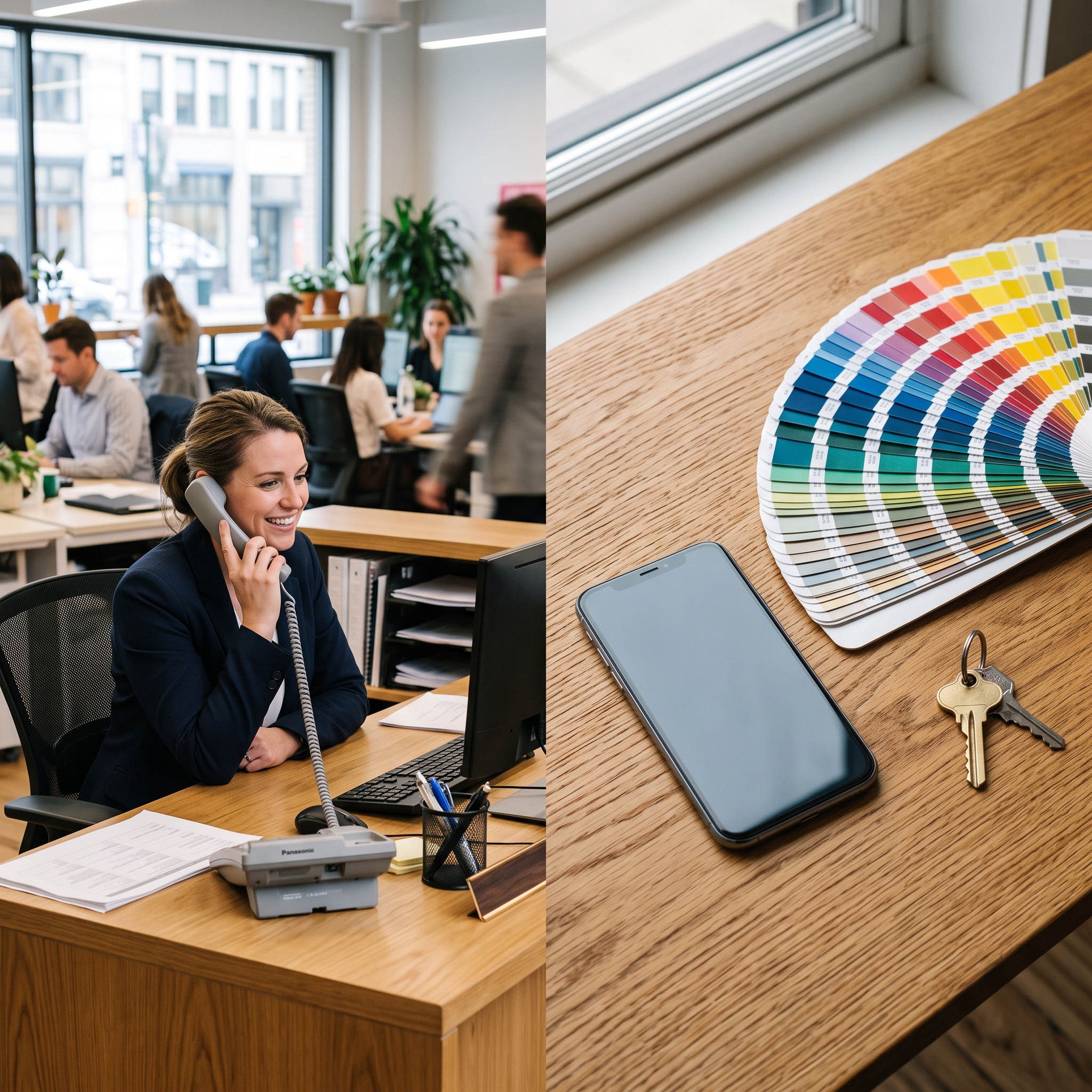 AI vs Human Receptionist for Painting Companies: The Real Cost Comparison