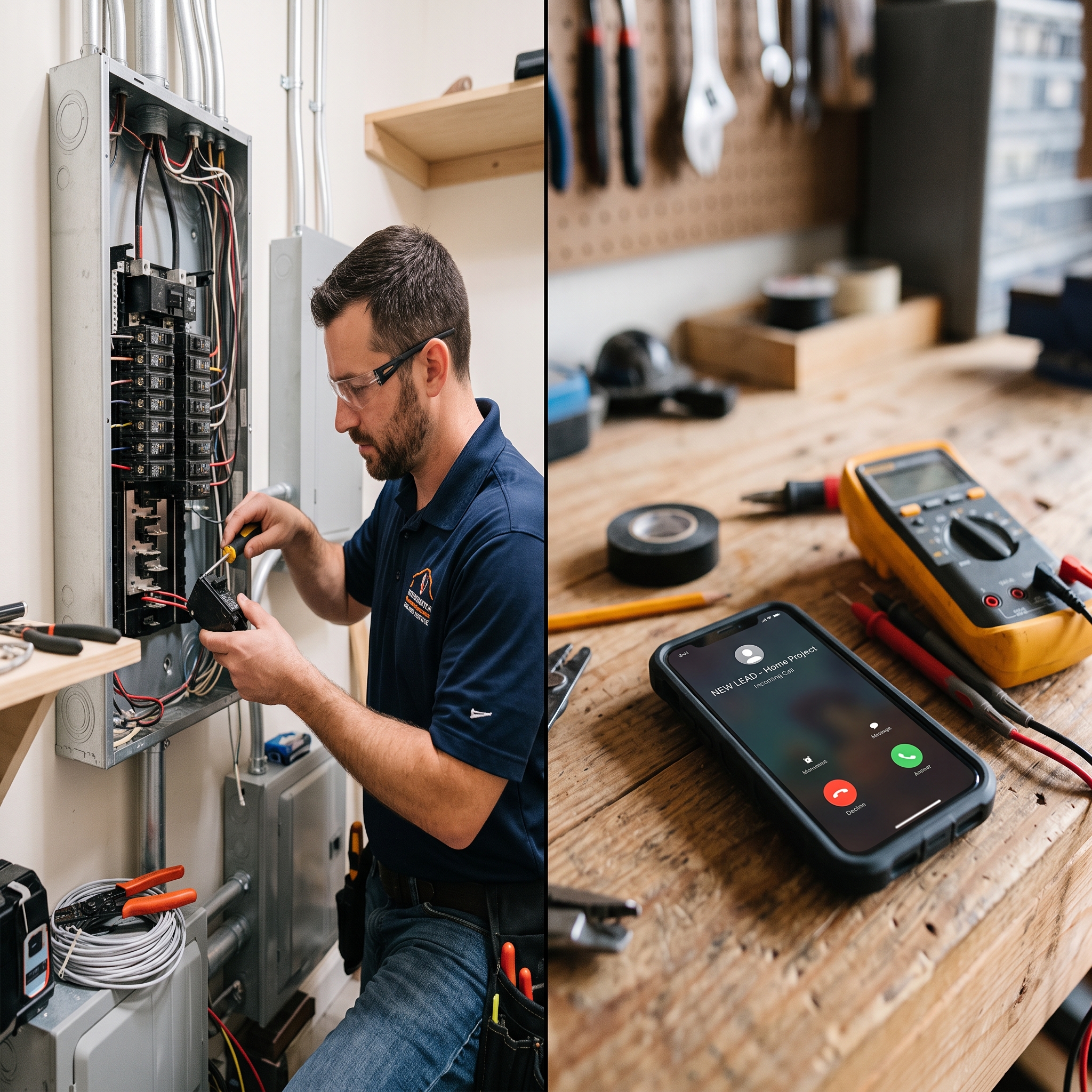 Virtual Receptionist vs AI Receptionist for Electrical Contractors: Which One Wins More Work?
